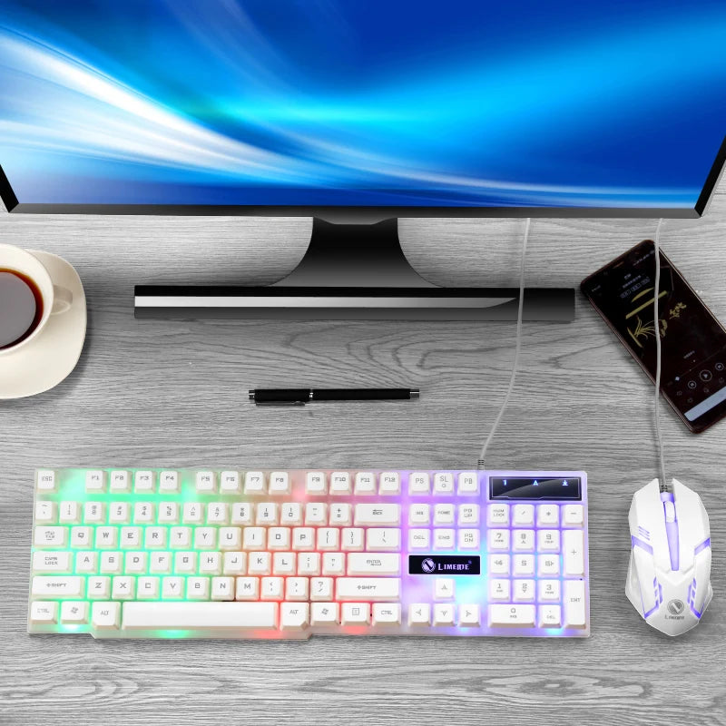 Wired Gaming Keyboard and Mouse Set