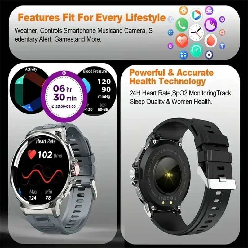 New 1.85-inch ultra AMOLED Smart Watch