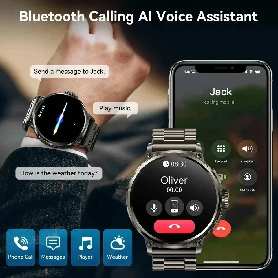 New 1.85-inch ultra AMOLED Smart Watch